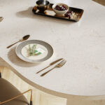 Caesarstone 5212 Taj Royale white surface