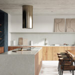 Caesarstone ICON 5310 Brillianza kitchen with island