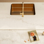 Caesarstone 5132 Celestial Sky Eclectic Kitchen 