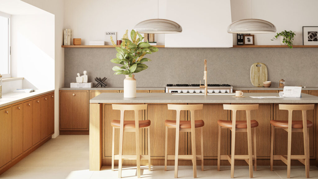Caesarstone 544 Auralux Kitchen