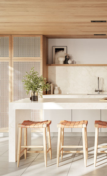 Caesarstone 507 Marbannova Modern Kitchen