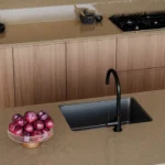 Caesarstone ICON 4401 Organic Dusk modern kitchen with island